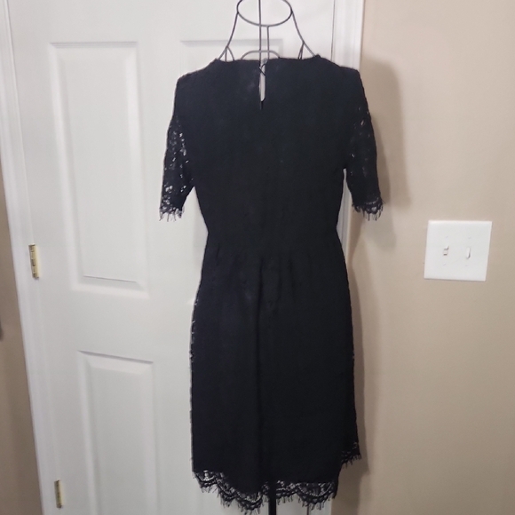 GAP Maternity Black Midi Sheath Dress Crew Neck - Picture 4 of 4